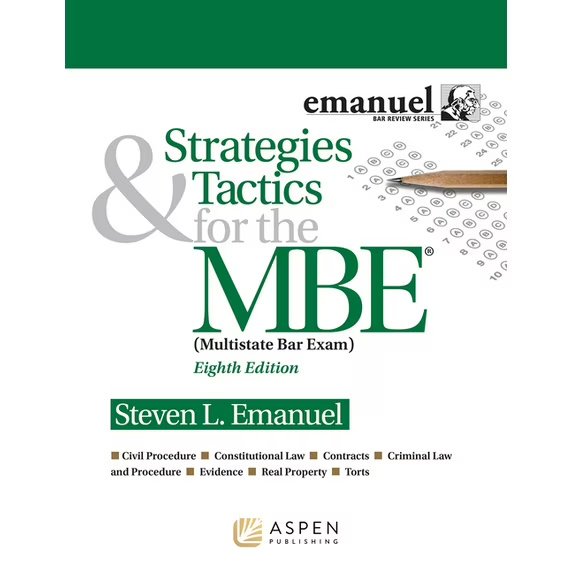 Bar Review Strategies & Tactics for the MBE, (Paperback)
