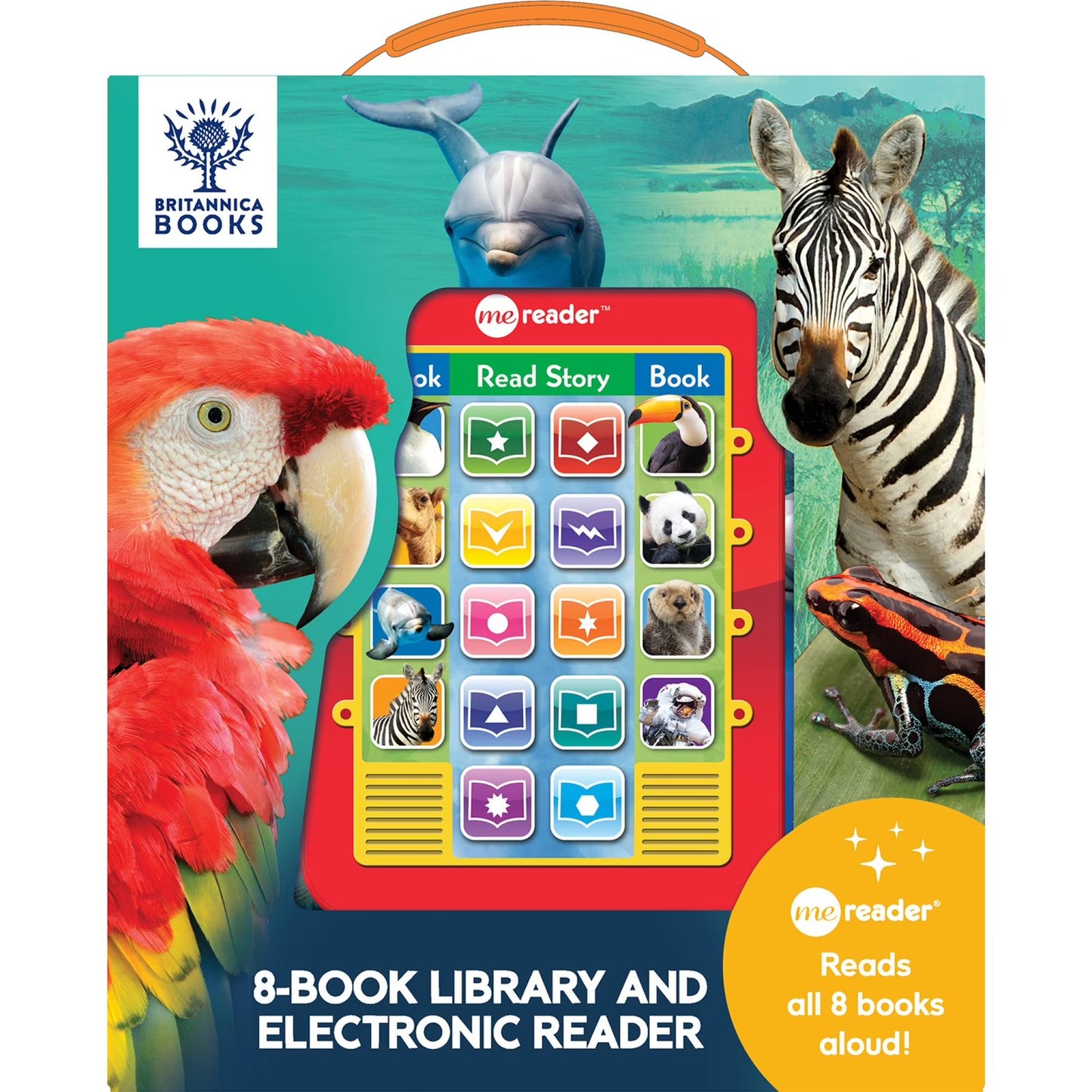 Encyclopedia Britannica Kids - Me Reader Electronic Reader and 8 Sound Book Library - Animals and Space - PI Kids  978-1503725560