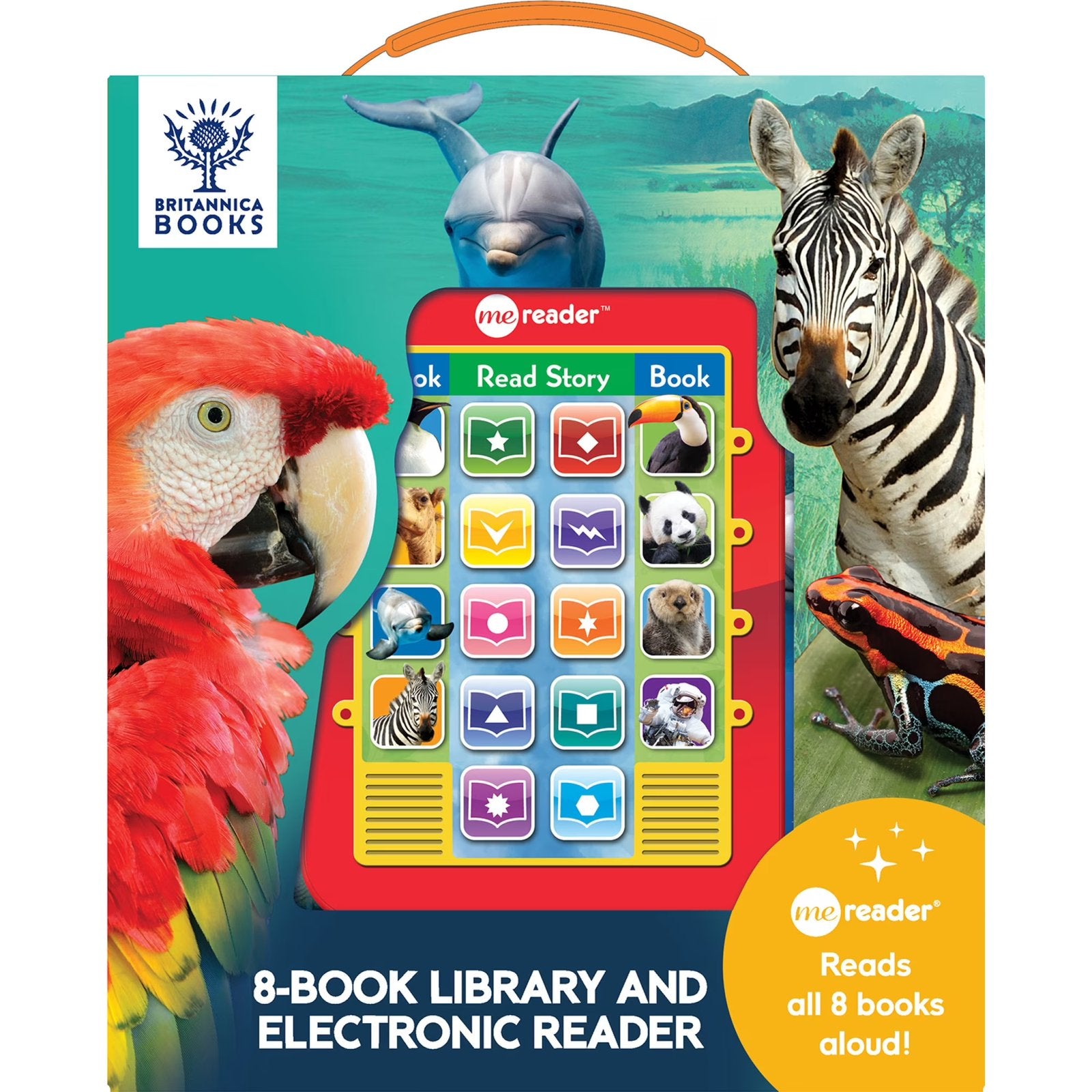 Encyclopedia Britannica Kids - Me Reader Electronic Reader and 8 Sound Book Library - Animals and Space - PI Kids  978-1503725560