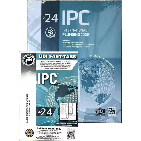 (IPC 2024) International Plumbing Code with Bbi Fast Tabs of [IPC 2024] Edition