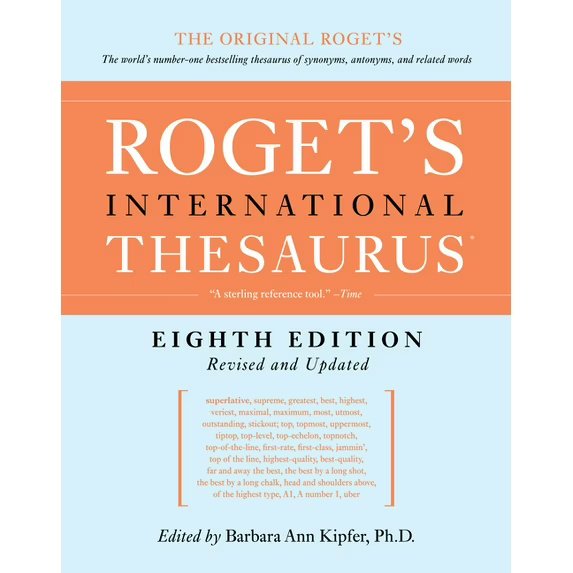 Roget's International Thesaurus, 8th Edition, (Hardcover)  978-0062843722