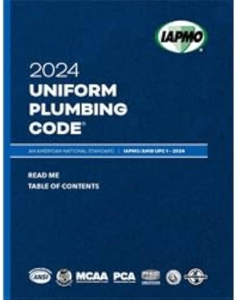 2024 Uniform Plumbing Code Soft Cover w/Tabs IAPMO/ANSI UPC 1 ISBN: 9781944366919 - bestbooksdeals