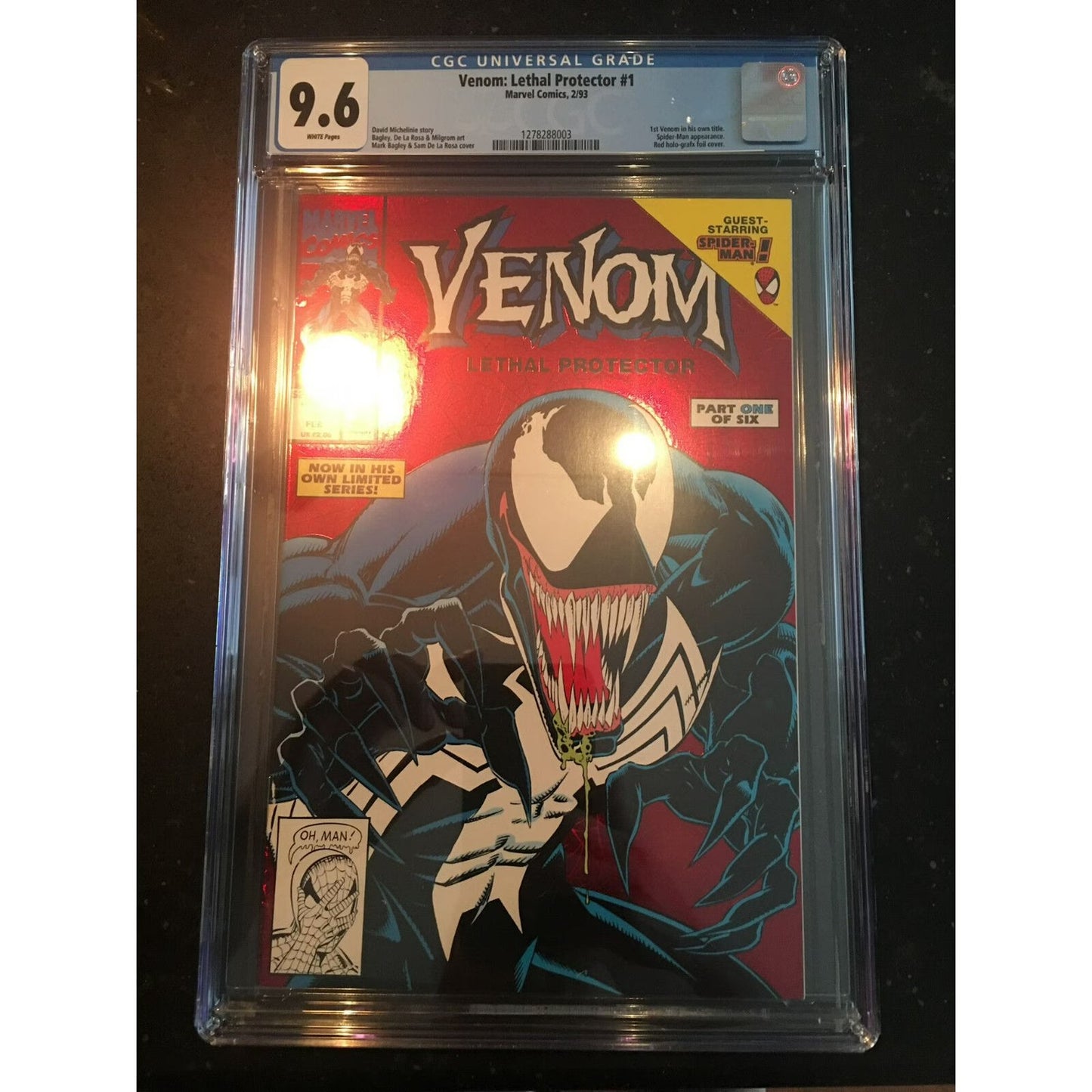 Venom Lethal Protector #1 CGC 9.6 NM  B07FN6Y4NN