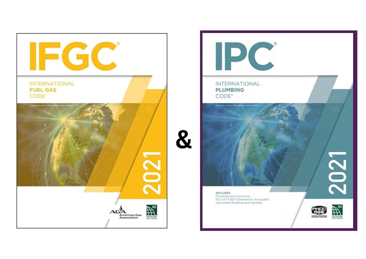 2021 IFGC & IPC Combo Pack | International Fuel Gas Code + Plumbing Code Books (ICC Official Editions, Paperback - bestbooksdeals