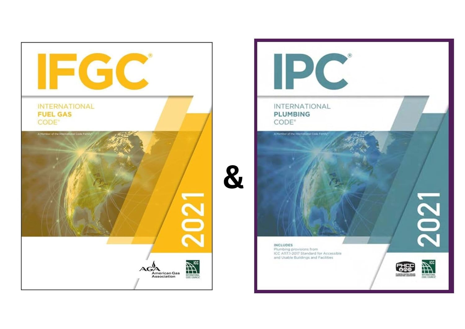 2021 IFGC & IPC Combo Pack | International Fuel Gas Code + Plumbing Code Books (ICC Official Editions, Paperback - bestbooksdeals